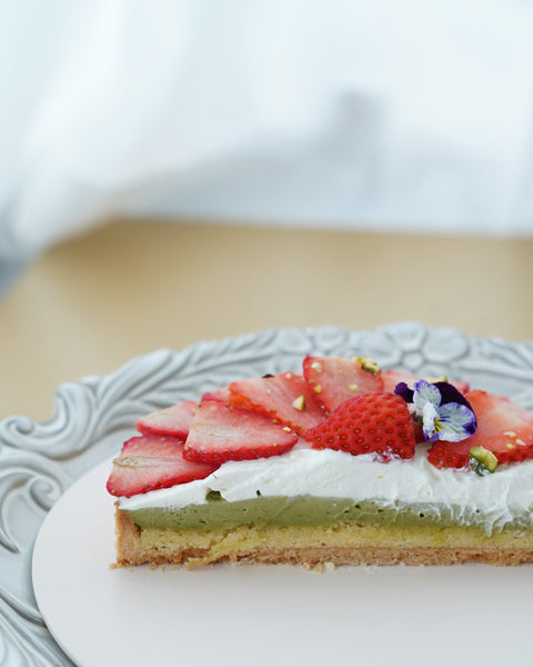冬の果実III.草莓開心果北海道鮮乳撻(季節限定)Strawberry, Pistachio & Hokkaido Cream Tart