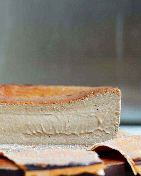 紅烏龍巴斯克蛋糕Black Oolong Tea Basque Cheese Cake