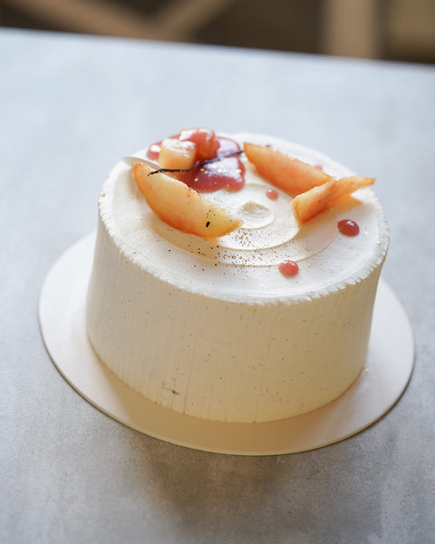 夏日水蜜桃雲尼拿戚風(季節限定)Peach and Vanilla Summer Chiffon