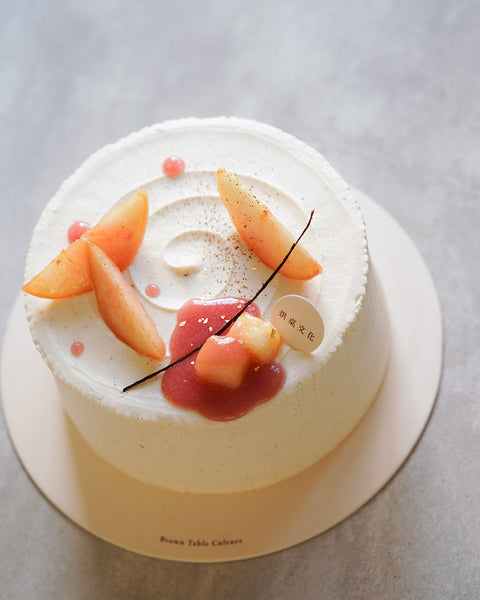 夏日水蜜桃雲尼拿戚風(季節限定)Peach and Vanilla Summer Chiffon