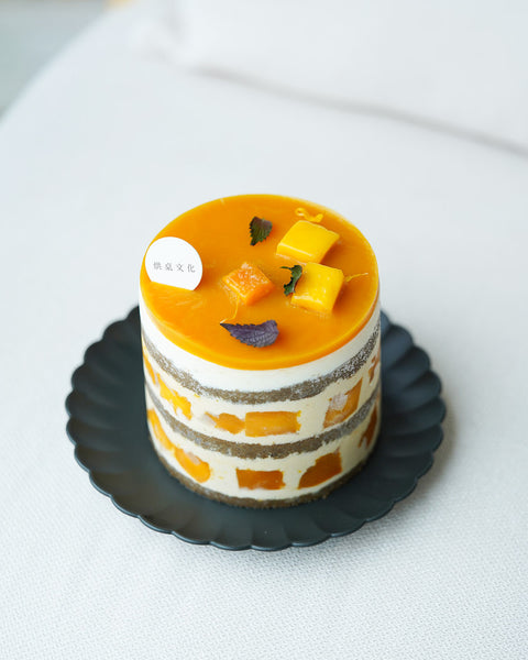 【4寸戚風(1-2人份)】真夏の果実.完熟芒果戚風蛋糕(季節限定)Mango and Caramel Chiffon