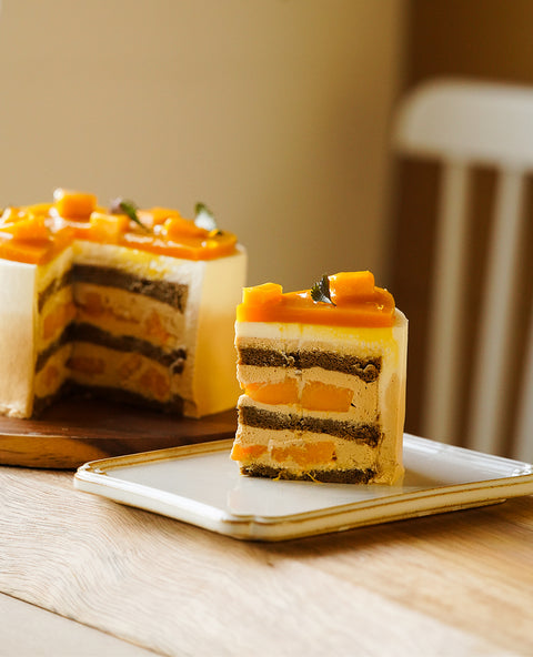 真夏の果実.完熟芒果戚風蛋糕(季節限定)