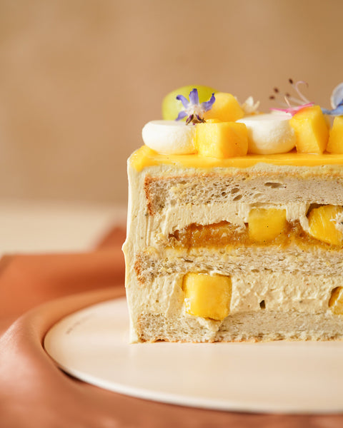 真夏の果実 II．完熟鳳梨茉莉戚風（季節限定）Pineapple Jasmine Chiffon Cake