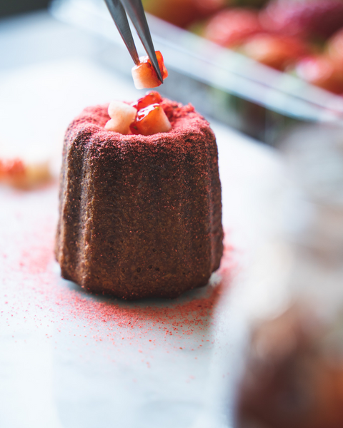 【下回待續】全素常溫甜點: 草莓可麗露 & 抹茶紅豆磅蛋糕 Vegan Workshop: Strawberry Canelé & Matcha Red Bean Pound Cake