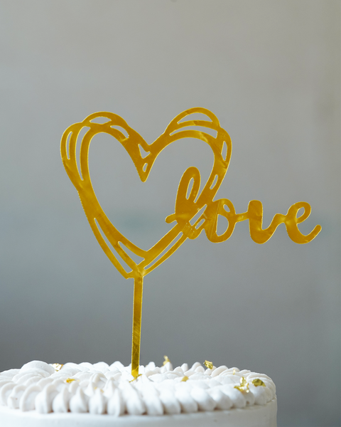 Love - 蛋糕插牌